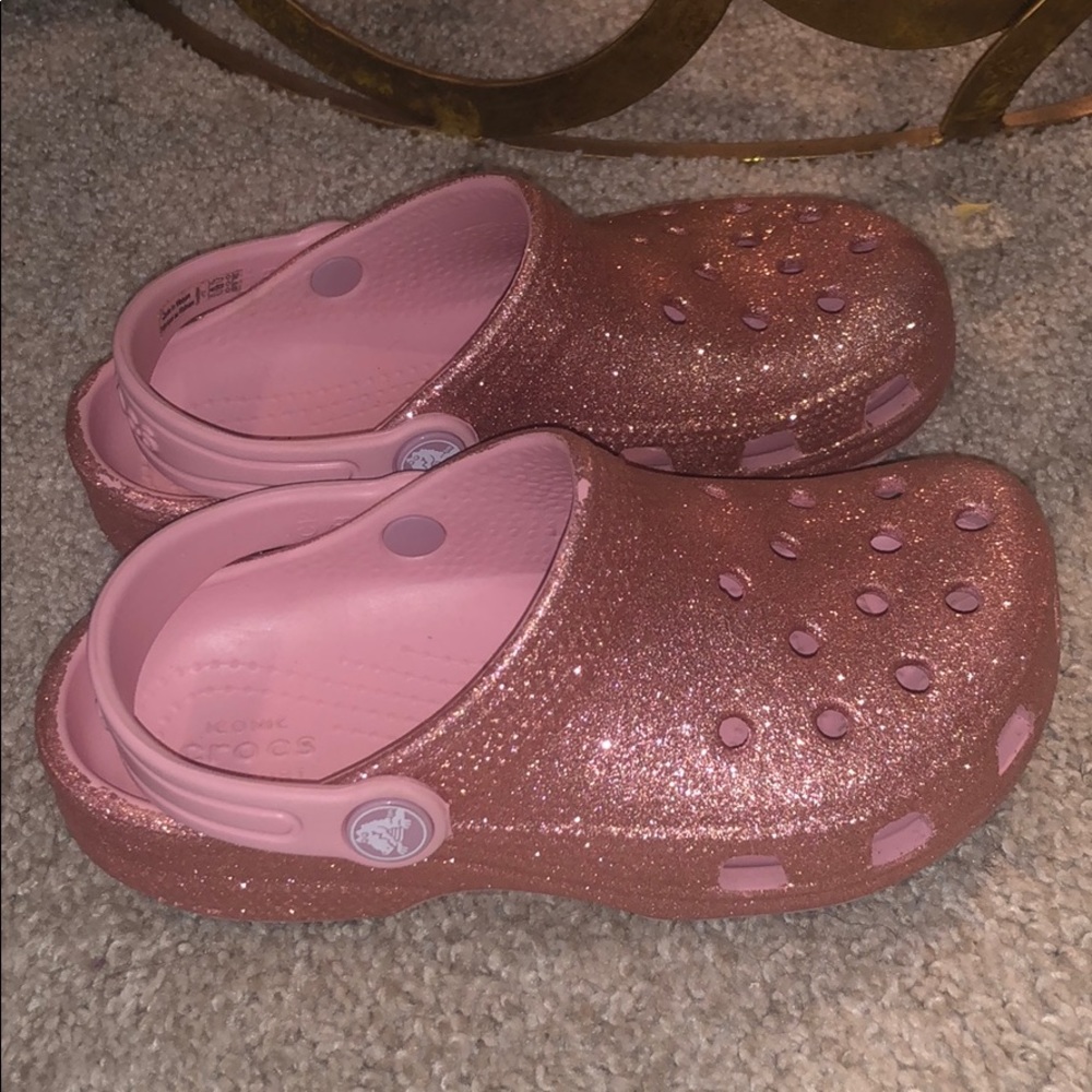 Pink Crocs
